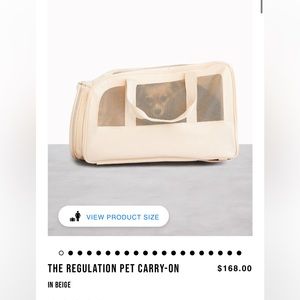Beis the regulation pet carry-on traveler for dogs and cats BRAND NEW